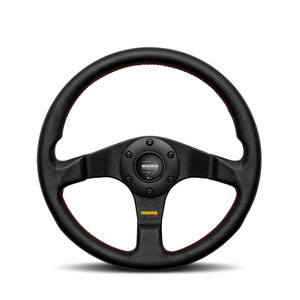 MOMO Tuner Steering Wheel - Black Leather (Street Series) MOMO Tuner Steering Wheel - Black Leather (Street Series)