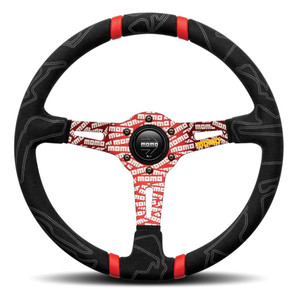 MOMO Ultra Steering Wheel (Red Inserts) - Black Premium Microfibre (Street Series) MOMO Ultra Steering Wheel (Red Inserts) - Black Premium Microfibre (Street Series)
