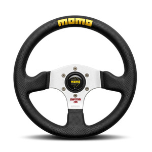 MOMO Competition Evo Steering Wheel - Black AirLeather (Street Series)