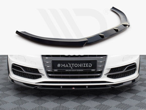 Maxton Design Audi S3 8V / A3 S-Line 8V (2013-2016) Hatchback / Sportback Front Splitter V2 - Gloss Black Maxton Design Audi S3 8V / A3 S-Line 8V (2013-2016) Hatchback / Sportback Front Splitter V2 - Gloss Black