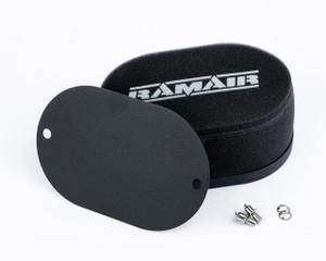 Ramair Carburettor Foam Air Filter with Blank Baseplate - 65mm Internal Height Ramair Carburettor Foam Air Filter with Blank Baseplate - 65mm Internal Height