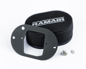 Ramair Carburettor Foam Air Filter with Baseplate to fit Weber 32/34 DFT - 40mm Internal Height Ramair Carburettor Foam Air Filter with Baseplate to fit Weber 32/34 DFT - 40mm Internal Height