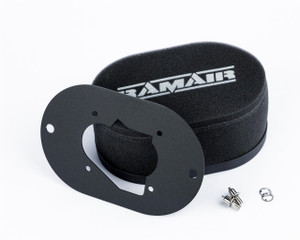 Ramair Carburettor Foam Air Filter with Baseplate to fit Weber 32/34 DMTL, DMTR, DATR - 65mm Iternal Height Ramair Carburettor Foam Air Filter with Baseplate to fit Weber 32/34 DMTL, DMTR, DATR - 65mm Iternal Height