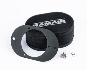 Ramair Carburettor Foam Air Filter with Baseplate to fit Weber 23/32 TLD - 25mm Internal Height