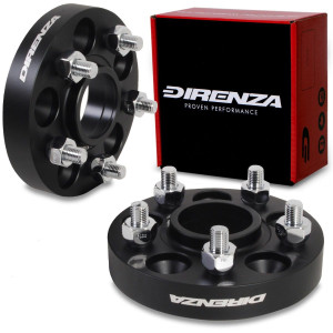 Direnza Ford Focus MK4 All Models – 25mm Wheel Spacers – Pair – 5×108 / M12x1.5 / 63.3mm