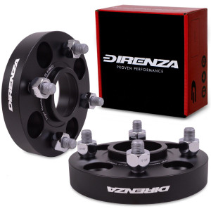 Direnza Ford Fiesta MK5 All models – 25mm Wheel Spacers – Pair – 4×108 / M12x1.5 / 63.4mm