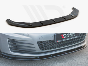Maxton Design Volkswagen Golf MK7 GTI / GTD (2013-2016) Front Splitter V1 - Gloss Black Maxton Design Volkswagen Golf MK7 GTI / GTD (2013-2016) Front Splitter V1 - Gloss Black