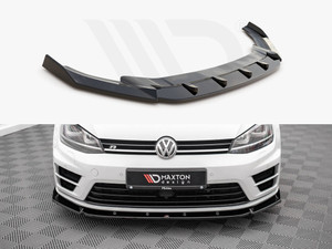 Maxton Design Volkswagen Golf MK7 R / R-Line (2013-2016) Front Splitter V4 - Gloss Black Maxton Design Volkswagen Golf MK7 R / R-Line (2013-2016) Front Splitter V4 - Gloss Black