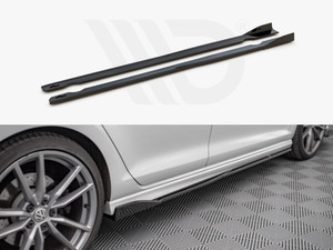 Maxton Design Volkswagen Golf MK7 R / R-Line (2013-2016) Side Skirts Diffusers V2 - Gloss Black Maxton Design Volkswagen Golf MK7 R / R-Line (2013-2016) Side Skirts Diffusers V2 - Gloss Black