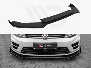 Maxton Design Volkswagen Golf MK7 R (2013-2016) Street PRO Front Splitter V1 + Flaps - Gloss Black Maxton Design Volkswagen Golf MK7 R (2013-2016) Street PRO Front Splitter V1 + Flaps - Gloss Black