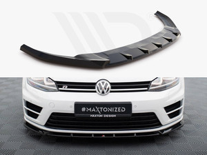 Maxton Design Volkswagen Golf MK7 R / R-Line (2013-2016) Front Splitter V5 - Gloss Black Maxton Design Volkswagen Golf MK7 R / R-Line (2013-2016) Front Splitter V5 - Gloss Black