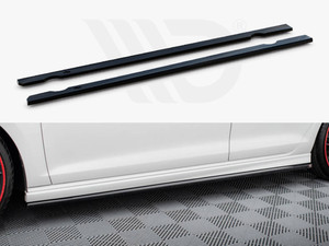 Maxton Design Volkswagen Golf MK7 R / R-Line (2013-2016) Side Skirts Diffusers V3 - Gloss Black Maxton Design Volkswagen Golf MK7 R / R-Line (2013-2016) Side Skirts Diffusers V3 - Gloss Black