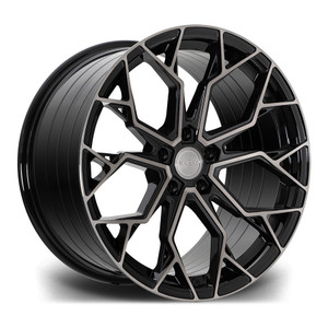 Riviera Wheels RF5 (Flow Formed) - 21 inch - Black Polished Dark Tint - SET OF 4 Riviera Wheels RF5 (Flow Formed) - 21 inch - Black Polished Dark Tint - SET OF 4