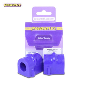 Powerflex Front Anti Roll Bar Mounting Bushes 21mm - Saab 9-5 YS3E (1998-2010)