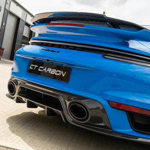 CT Carbon Porsche 911 (992) Turbo S Carbon Fibre Diffuser - CT Design CT Carbon Porsche 911 (992) Turbo S Carbon Fibre Diffuser - CT Design