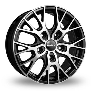 Calibre Crusade - 18 inch X 8" - 5x108 - Ford Transit Connect - Gloss Black / Polished Face - SET OF 4 Calibre Crusade - 18 inch X 8" - 5x108 - Ford Transit Connect - Gloss Black / Polished Face - SET OF 4