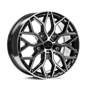 1AV ZX12T - 18 inch X 8" - 5x160 ET50 - Gloss Black / Polished - Ford Transit Custom - SET OF 4 1AV ZX12T - 18 inch X 8" - 5x160 ET50 - Gloss Black / Polished - Ford Transit Custom - SET OF 4