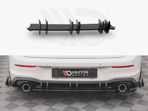 Maxton Design Volkswagen Golf MK8 / MK8.5 GTI (2020+) Street PRO Rear Diffuser V.2 - Black Maxton Design Volkswagen Golf MK8 / MK8.5 GTI (2020+) Street PRO Rear Diffuser V.2 - Black