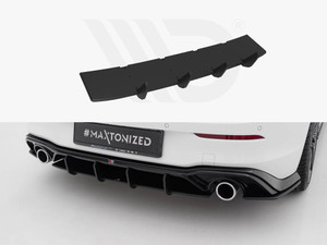 Maxton Design Volkswagen Golf MK8 / MK8.5 GTI (2020+) Street PRO Rear Diffuser V.5 - Black Maxton Design Volkswagen Golf MK8 / MK8.5 GTI (2020+) Street PRO Rear Diffuser V.5 - Black