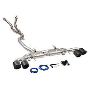 Nissan GTR 3.5" Turbo Back Valved Exhaust with 5 Inch Carbon Tails Nissan GTR 3.5" Turbo Back Valved Exhaust with 5 Inch Carbon Tails