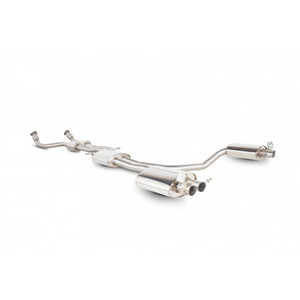 Scorpion Cat Back Resonated (Active Valved) Exhaust System 2.5" uses OE Tailpipes for Audi RS4 B8 4.2 FSI | 2010-2015 Scorpion Cat Back Resonated (Active Valved) Exhaust System 2.5" uses OE Tailpipes for Audi RS4 B8 4.2 FSI | 2010-2015