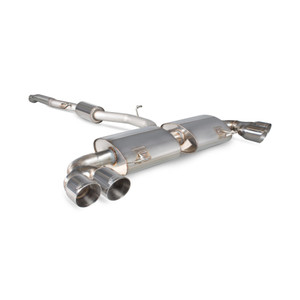 Scorpion Cat Back Resonated (Non Valved) Exhaust System 2.75" with Polished Daytona Tailpipes for Audi S1 2.0 TFSi Quattro | 2014-2018 (Non GPF Model) Scorpion Cat Back Resonated (Non Valved) Exhaust System 2.75" with Polished Daytona Tailpipes for Audi S1 2.0 TFSi Quattro | 2014-2018 (Non GPF Model)