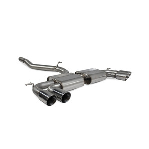 Scorpion Cat Back Non Resonated (Non Valved) Exhaust System 3.15" with Polished Daytona Tailpipes for Audi S3 2.0T (8V) Non GPF Model | 3 Door / Sportback | 2013-2020 Facelift Scorpion Cat Back Non Resonated (Non Valved) Exhaust System 3.15" with Polished Daytona Tailpipes for Audi S3 2.0T (8V) Non GPF Model | 3 Door / Sportback | 2013-2020 Facelift