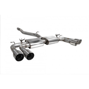 Scorpion Cat Back Non Resonated (Valved) Exhaust System 3.15" with Polished Daytona Tailpipes for Audi S3 2.0T (8V) Non GPF | Saloon | 2013-2020 Facelift Scorpion Cat Back Non Resonated (Valved) Exhaust System 3.15" with Polished Daytona Tailpipes for Audi S3 2.0T (8V) Non GPF | Saloon | 2013-2020 Facelift