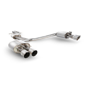 Scorpion Half Exhaust System Resonated (Valved) 2.75" with Polished Daytona Tailpipes for Audi S6 C7 4.0 TFSI Biturbo Quattro | 2012-2018 Scorpion Half Exhaust System Resonated (Valved) 2.75" with Polished Daytona Tailpipes for Audi S6 C7 4.0 TFSI Biturbo Quattro | 2012-2018