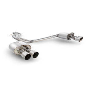Scorpion Half Exhaust System Non Resonated (Valved) 2.75" with Polished Daytona Tailpipes for Audi S7 C7 4.0 TFSI Biturbo Quattro | 2012-2018 Scorpion Half Exhaust System Non Resonated (Valved) 2.75" with Polished Daytona Tailpipes for Audi S7 C7 4.0 TFSI Biturbo Quattro | 2012-2018