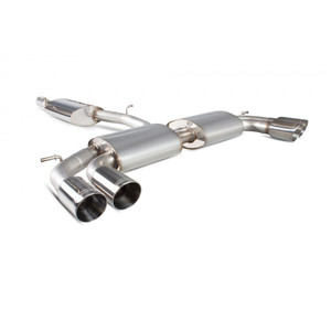 Scorpion GPF Back Resonated (Non Valved) Exhaust System 3" with Polished Daytona Tailpipes for Audi SQ2 | 2019-2025 | Pre-facelift / Facelift Scorpion GPF Back Resonated (Non Valved) Exhaust System 3" with Polished Daytona Tailpipes for Audi SQ2 | 2019-2025 | Pre-facelift / Facelift