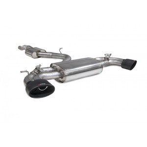 Scorpion Cat Back Resonated (Valved) Exhaust System 3.15" with Ascari Evo Carbon Fibre Tailpipes for Audi TT RS MK3 | 2017-2024 | Non GPF Model Scorpion Cat Back Resonated (Valved) Exhaust System 3.15" with Ascari Evo Carbon Fibre Tailpipes for Audi TT RS MK3 | 2017-2024 | Non GPF Model