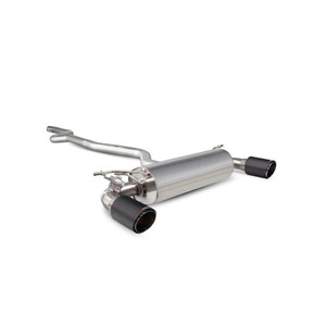 Scorpion Cat Back Non Resonated (Valved) Exhaust System 3.15" with Ascari Carbon Fibre Tailpipes for BMW M140i (F20/F21) | 2016-2018 | Non GPF Model Scorpion Cat Back Non Resonated (Valved) Exhaust System 3.15" with Ascari Carbon Fibre Tailpipes for BMW M140i (F20/F21) | 2016-2018 | Non GPF Model