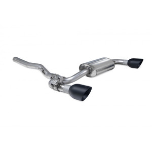Scorpion GPF Back (Valved) Exhaust System 2.75" with Black Daytona Tailpipes for BMW M135i (F40) | 2019-2024 | GPF Model Scorpion GPF Back (Valved) Exhaust System 2.75" with Black Daytona Tailpipes for BMW M135i (F40) | 2019-2024 | GPF Model