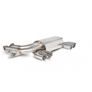 Scorpion Rear Back Box Exhaust Only 2.5" with Polished Daytona Tailpipes for BMW M3 E46 | 2001-2006 Scorpion Rear Back Box Exhaust Only 2.5" with Polished Daytona Tailpipes for BMW M3 E46 | 2001-2006