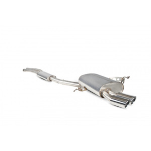 Scorpion Cat Back Exhaust System 2.5" with Polished Twin Monaco Tailpipes for BMW 325 / 328 / 330 | E90 / E91 / E92 | 2006-2007 Scorpion Cat Back Exhaust System 2.5" with Polished Twin Monaco Tailpipes for BMW 325 / 328 / 330 | E90 / E91 / E92 | 2006-2007