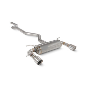 Scorpion Cat Back Non Resonated (Valved) Exhaust System 3.15" with Polished Daytona Tailpipes for BMW 340i (F30 / F31) | Including xDrive | 2015-2018 | Non GPF Models Scorpion Cat Back Non Resonated (Valved) Exhaust System 3.15" with Polished Daytona Tailpipes for BMW 340i (F30 / F31) | Including xDrive | 2015-2018 | Non GPF Models