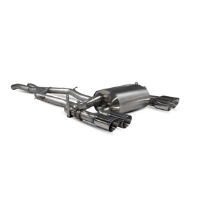 Scorpion Cat Back Non Resonated (Valved) Exhaust System 2.75" with Polished Daytona Tailpipes for BMW M4 (F82 / F83) | 2014-2018 | Non GPF Models Scorpion Cat Back Non Resonated (Valved) Exhaust System 2.75" with Polished Daytona Tailpipes for BMW M4 (F82 / F83) | 2014-2018 | Non GPF Models