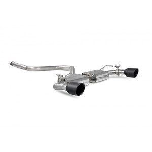 Scorpion GPF Back Non Resonated (Valved) Exhaust System 3" with Black Indy Tailpipes for Hyundai i30N | 2018-2025 | GPF Models Scorpion GPF Back Non Resonated (Valved) Exhaust System 3" with Black Indy Tailpipes for Hyundai i30N | 2018-2025 | GPF Models