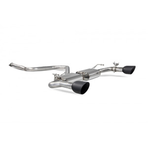 Scorpion GPF Back Non Resonated (Valved) Exhaust System 3" with Black Daytona Tailpipes for Hyundai i30N Fastback | 2019-2022 | GPF Models Scorpion GPF Back Non Resonated (Valved) Exhaust System 3" with Black Daytona Tailpipes for Hyundai i30N Fastback | 2019-2022 | GPF Models