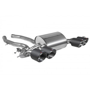 Scorpion Half (Valved) Exhaust System 2.75" with Carbon Ascari Tailpipes for BMW M3 (G80) including Comp / xDrive | 2021-2025 | Non GPF Models Scorpion Half (Valved) Exhaust System 2.75" with Carbon Ascari Tailpipes for BMW M3 (G80) including Comp / xDrive | 2021-2025 | Non GPF Models