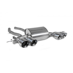Scorpion Half (Valved) Exhaust System 2.75" with Polished Daytona Tailpipes for BMW M3 (G80) including Comp / xDrive | 2021-2025 | GPF Models Scorpion Half (Valved) Exhaust System 2.75" with Polished Daytona Tailpipes for BMW M3 (G80) including Comp / xDrive | 2021-2025 | GPF Models