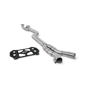 Scorpion Single Mid Pipe with Brace 3.5" for BMW M3 Touring (G81) | 2022-2025 | Non GPF Models Scorpion Single Mid Pipe with Brace 3.5" for BMW M3 Touring (G81) | 2022-2025 | Non GPF Models