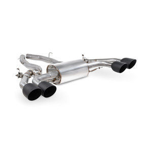 Scorpion Half (Valved) Exhaust System 2.75" with Black Daytona Tailpipes for BMW X3M including Comp | LCI 2022 - 2024 | GPF Models Scorpion Half (Valved) Exhaust System 2.75" with Black Daytona Tailpipes for BMW X3M including Comp | LCI 2022 - 2024 | GPF Models