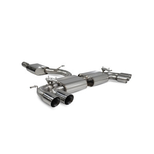 Scorpion GPF Back Resonated (Valved) Exhaust System 3.15" with Polished Daytona Tailpipes for Cupra Ateca 2.0 TSI | GPF Model | 2019-2025 Scorpion GPF Back Resonated (Valved) Exhaust System 3.15" with Polished Daytona Tailpipes for Cupra Ateca 2.0 TSI | GPF Model | 2019-2025