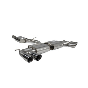 Scorpion GPF Back Resonated (Non Valved) Exhaust System 3.15" with Polished Daytona Tailpipes for Cupra Ateca 2.0 TSI | GPF Model | 2019-2025 Scorpion GPF Back Resonated (Non Valved) Exhaust System 3.15" with Polished Daytona Tailpipes for Cupra Ateca 2.0 TSI | GPF Model | 2019-2025