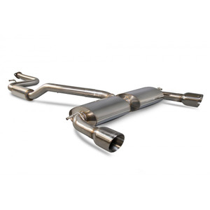 Scorpion Cat Back Resonated Exhaust System 2.5" with Polished Daytona Tailpipes for Ford Focus ST225 MK2 | 2006-2011 Scorpion Cat Back Resonated Exhaust System 2.5" with Polished Daytona Tailpipes for Ford Focus ST225 MK2 | 2006-2011