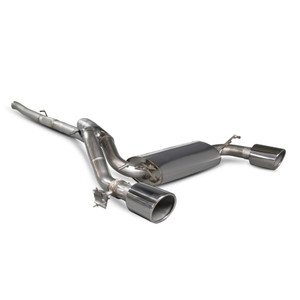 Scorpion Cat Back (Valved) Exhaust System 3" with Polished Indy Tailpipes for Ford Focus RS MK3 | 2016-2019 Scorpion Cat Back (Valved) Exhaust System 3" with Polished Indy Tailpipes for Ford Focus RS MK3 | 2016-2019