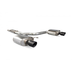 Scorpion Cat Back Resonated Exhaust System 2.75" with Black Daytona Tailpipes for Ford Mustang 2.3 Ecoboost | Pre-Facelift | 2015-2018 | Non GPF Model Scorpion Cat Back Resonated Exhaust System 2.75" with Black Daytona Tailpipes for Ford Mustang 2.3 Ecoboost | Pre-Facelift | 2015-2018 | Non GPF Model