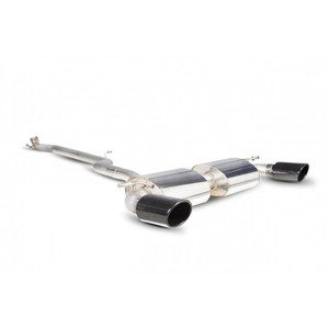Scorpion Cat Back Non Resonated Exhaust System 2.75" with Black EVO Tailpipes for Mercedes A180 / A200 Sport (W176) | 2012-2015 Scorpion Cat Back Non Resonated Exhaust System 2.75" with Black EVO Tailpipes for Mercedes A180 / A200 Sport (W176) | 2012-2015